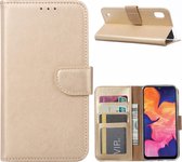 Samsung Galaxy A10 - Bookcase Goud - portemonee hoesje