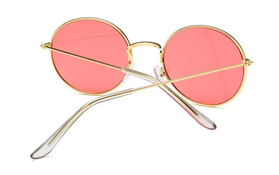 Retro Zonnebril Ovaal Rood van Vogue — afbeelding 4