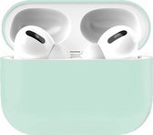 Apple Airpods Pro Siliconen - Case - Hoesje - Geschikt voor Apple Airpods Pro - Licht Blauw