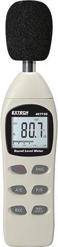 Extech 407730 - geluidsmeter - 40..130 dB - LCD display - analoge ...