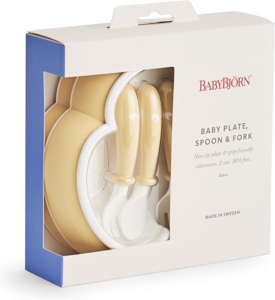 Ensemble fourchette et cuillère pour bébé en silicone et acier