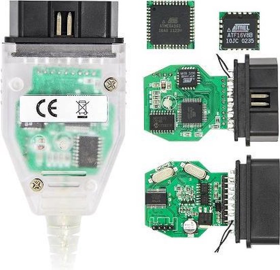 K+DCAN USB OBD2 Interface voor BMW met switch kdcan kabel inpa bmw