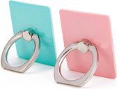 DW4Trading® Telefoon ring houder Roze & Mint groen set van 2