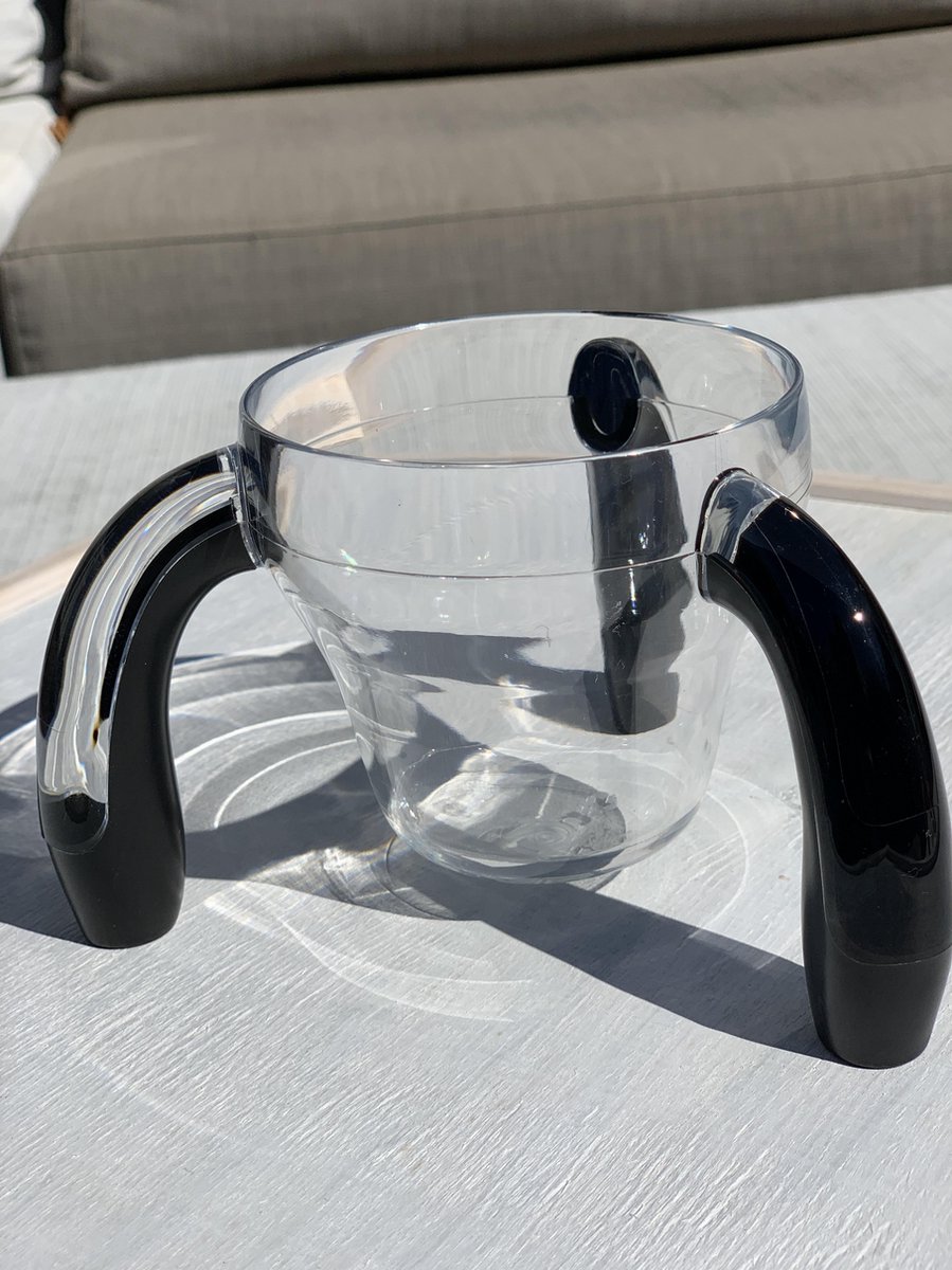 Little Luca Tritan CanDoCup Zwart Oefenbeker met Handvaten CDCTB-1818