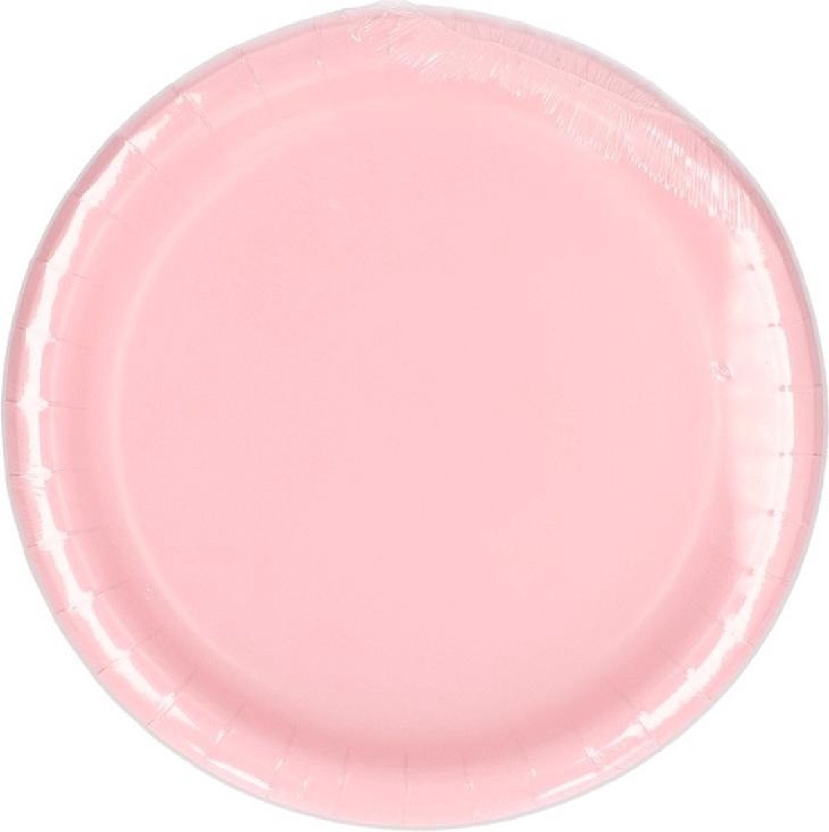 petites assiettes rose clair pastel doré vaisselle jetable