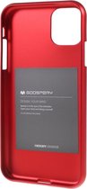 Flexibele Jelly iPhone cover voor iPhone 11 Pro Max- Rood - Goospery