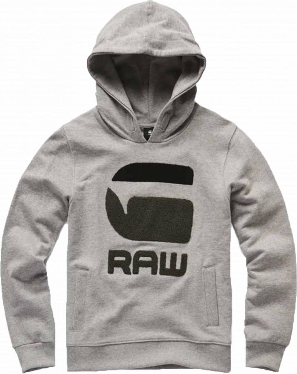 G-Star RAW Jongens truien & vesten G-Star RAW Sweater Hoody grijs 152 |  bol.com