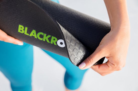 Blackroll Mat Anti-slip Fitnessmat Zwart 185 cm