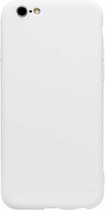 ADEL Siliconen Back Cover Softcase Hoesje Geschikt voor iPhone 6(S) Plus - Wit
