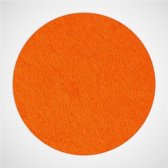 Vilt onderzetter - Rond - Oranje - 6 stuks - Ø 9,5 cm - Glas onderzetter - Cadeau - Woondecoratie - Woonkamer - Tafelbescherming - Onderzetters Voor Glazen - Keukenbenodigdheden -