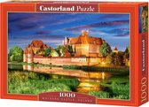 Castorland Malbork Castle Poland – Puzzel – 1.000 stukjes – Satijnen afwerking – Perfecte pasvorm – Europese kwaliteit