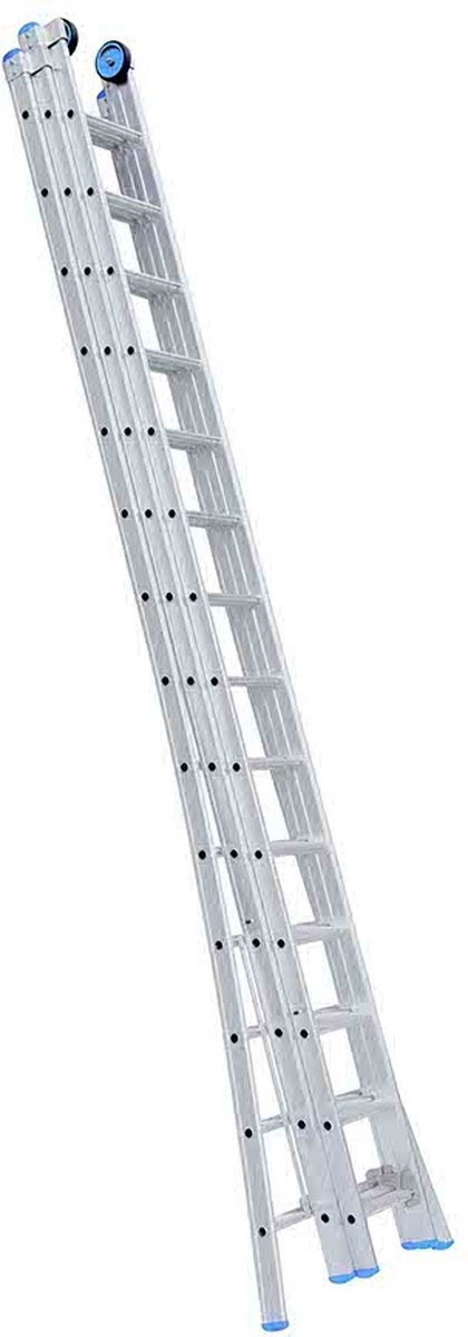 Eurostairs Reform ladder driedelig uitgebogen 3x7 sporten