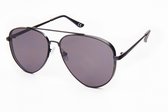 Kost Zonnebril Heren Aviator Zwart/grijs (20-163)