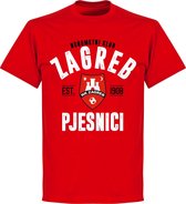 NK Zagreb Established T-shirt - Rood - XXL