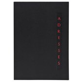 5x Adresboek Design spiraalgebonden - 140 pagina's - 21X14,8 cm, Geassorteerd