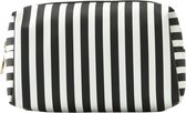 JJDK - Stine Make-up Tasje Zwart/Wit Gestreept - Make-up tassen