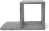 foto van Kikkerland Bedside Cube – Opberger voor je bed - Woonaccessoires – Vilt – Grijs