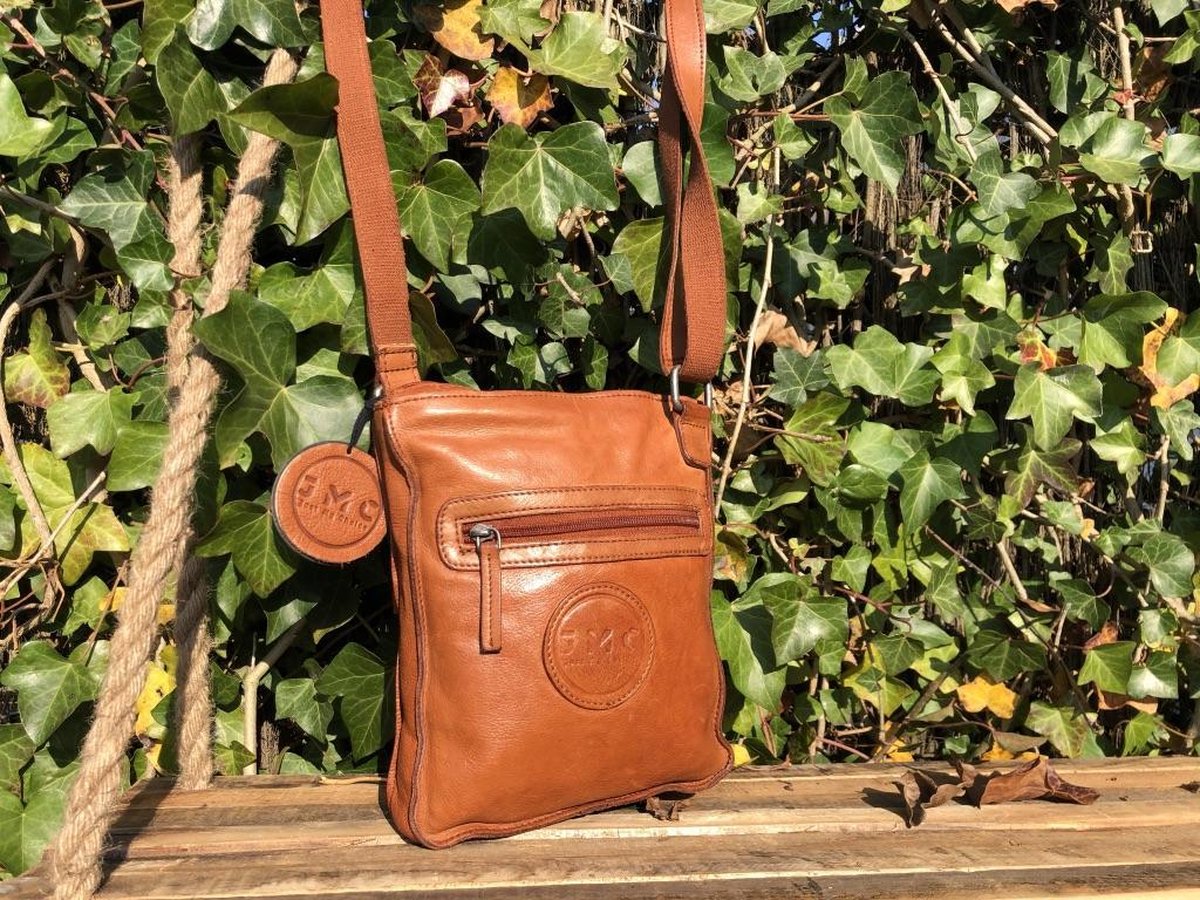 STILORD Cameron Kleine Lederen Schoudertas Vintage Boodschappentas Lederen tas DIN A5 8,4 inch schoudertas Handtas Kruisbody bag Retro Lederen tas Kleur:zwart