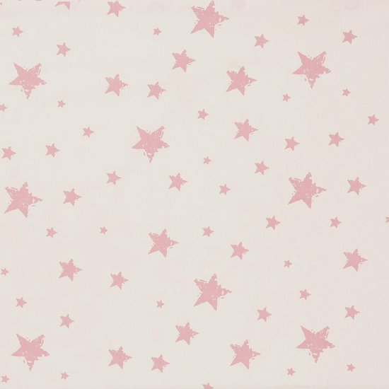 Hibboux Star katoen 160x220 roze sterren | bol.com