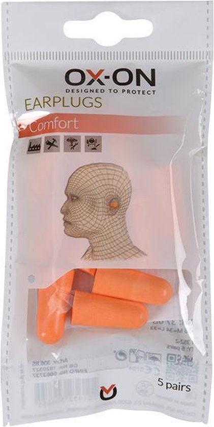 OX-ON Oordoppen - Comfort Wegwerp - 37Db - Earplugs - OX-ON