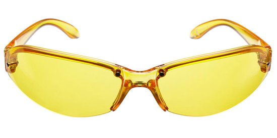 Icon Eyewear Zonnebril SPLITZ - Geel montuur  - Gele glazen