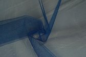 Tule stof - Marineblauw - 15 meter