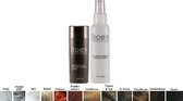 Boev Haarpoeder grijs 27.5 gram + Fiberhold Spray - Haarvezels - Hairfibers - Haarverdikker