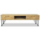 Tv-meubel 120x35x35 cm massief teakhout