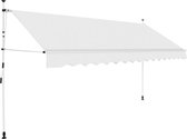Luifel handmatig uitschuifbaar 400 cm créme