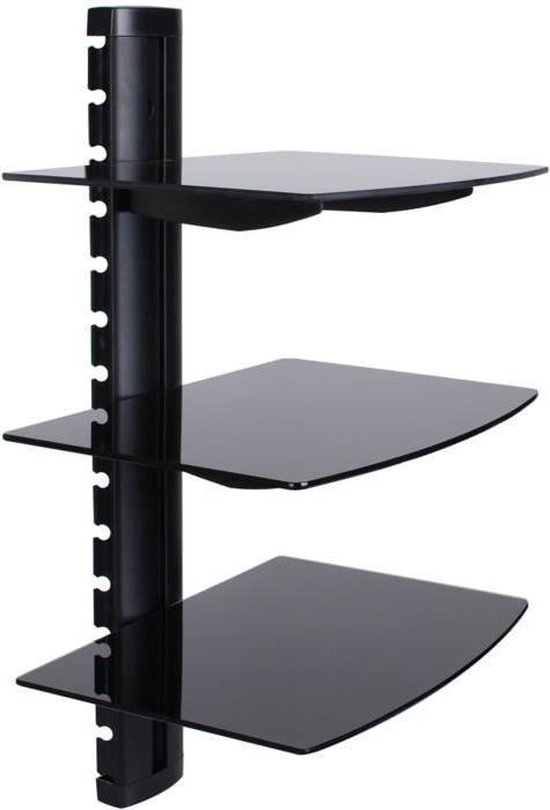 Router Wandmontage Plank - Speaker Wandplankhouder, Camera Plank Wanddisplay Plank | Drijvende Entertainment Center Planken, Wandgemonteerde Kleine Projector Plank Metalen Router Rack voor TV Set-top