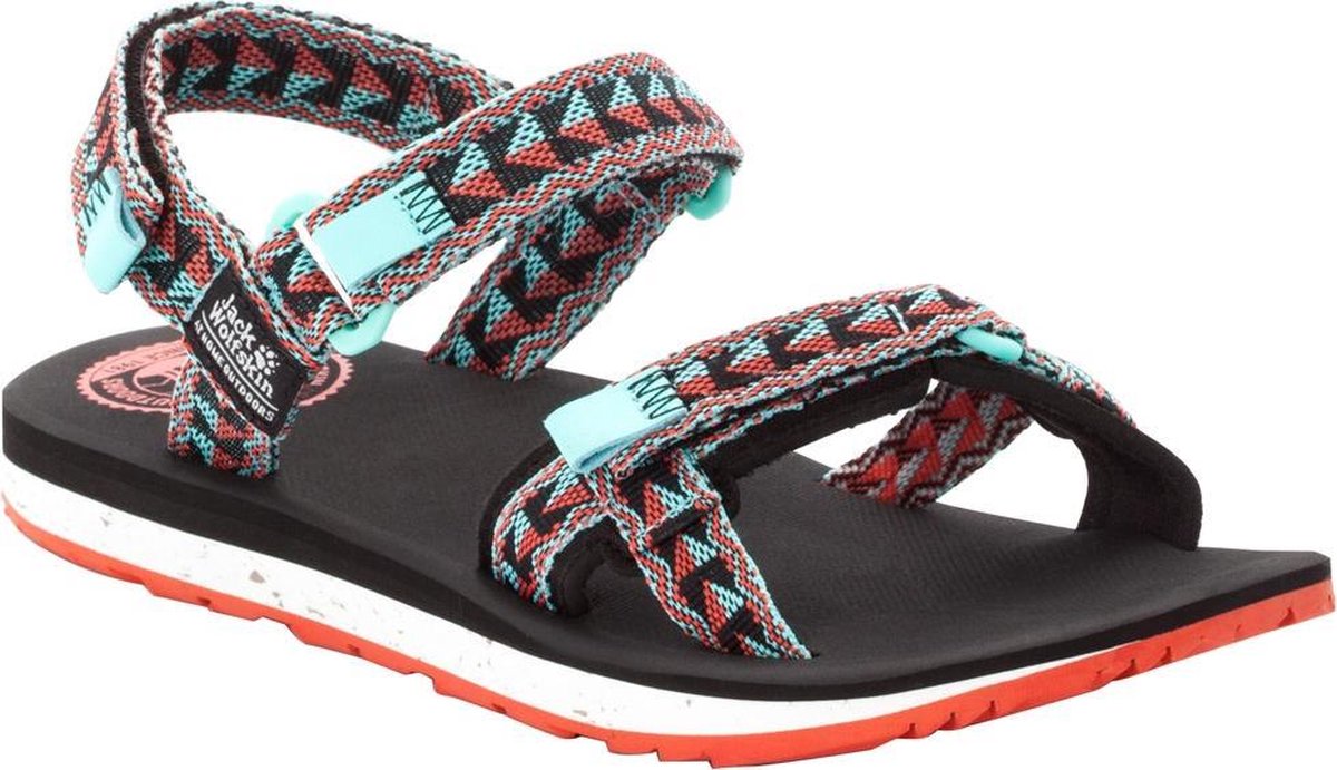 Jack Wolfskin Outfresh Sandalen Dames Aquamarine Zwart