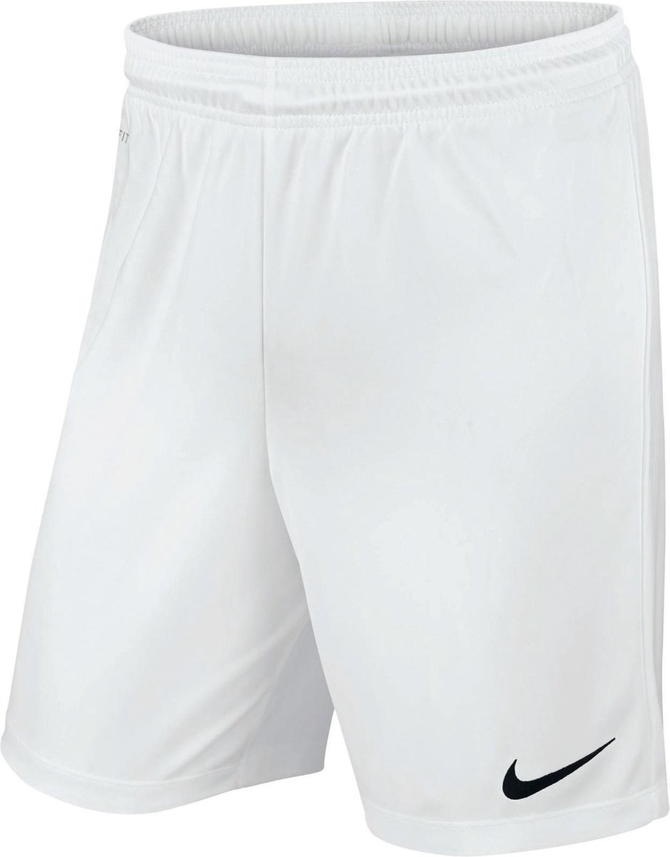 Nike Youth Park II Knit Nb Sportshort Kinderen - White/Black