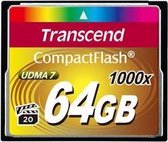Transcend CompactFlash Card 1000x 64GB flashgeheugen