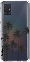 Casetastic Samsung Galaxy A51 (2020) Hoesje - Softcover Hoesje met Design - California Palms Print
