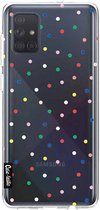Casetastic Samsung Galaxy A71 (2020) Hoesje - Softcover Hoesje met Design - Candy Print