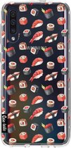 Casetastic Samsung Galaxy A50 (2019) Hoesje - Softcover Hoesje met Design - All The Sushi Print