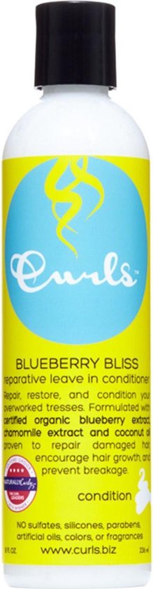 Curls Blueberry Bliss Reparative Leave In Conditioner - 236ml