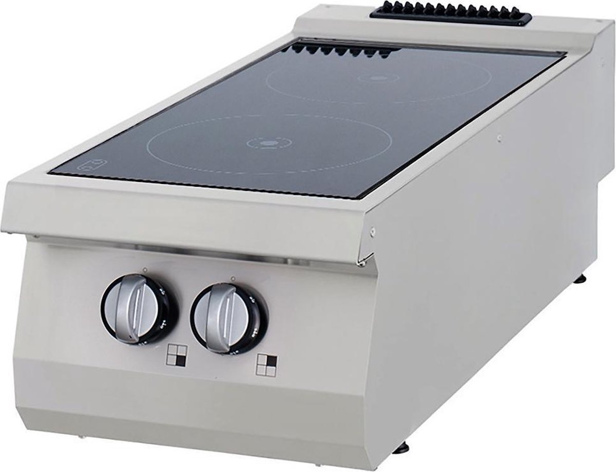 GRUNKEL IFR-2000 Infrarood kookplaat, 2000 W, 8 niveaus, 29 x 37 cm