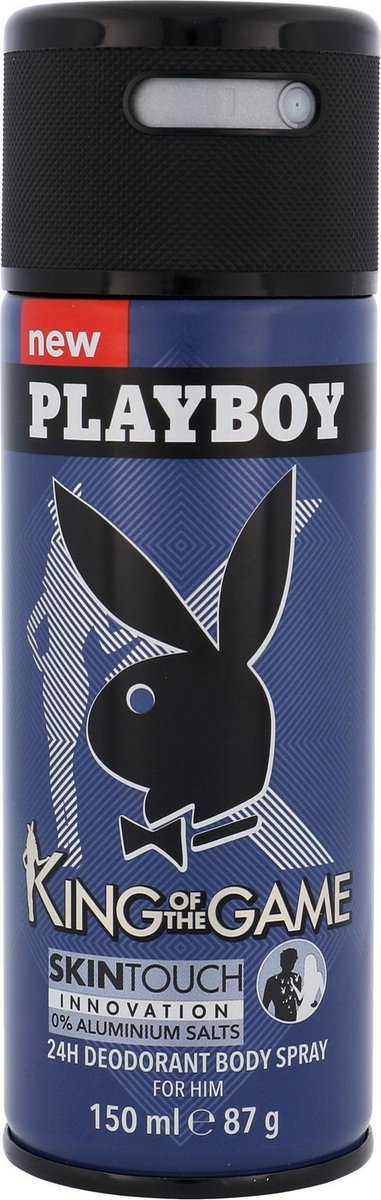 Goedkoopste Playboy King of the Game 150ml Mannen Spuitbus deodorant 1 stuk(s