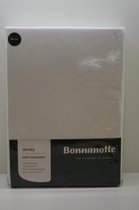 Bonnanotte - Hoeslaken - Split - Jersey - 180x200/210 - wit
