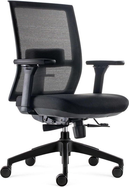Vertrouwen op Centimeter mijn BenS 835-Ergo-4 Ergonomische bureaustoel met alle instel opties, ook  lendensteun -... | bol.com