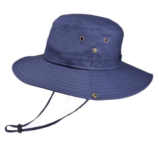 Festival hoed | Ranger hoed | Bucket Hat | Vissershoedje | Cowboy Hoed | Safari Hoed | Zonnehoed | Blauw