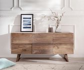 Dressoir Wyatt Sheesham natuur 150 cm met 2 deuren Design