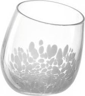 Leonardo Punto Windlicht glas wit 17 cm