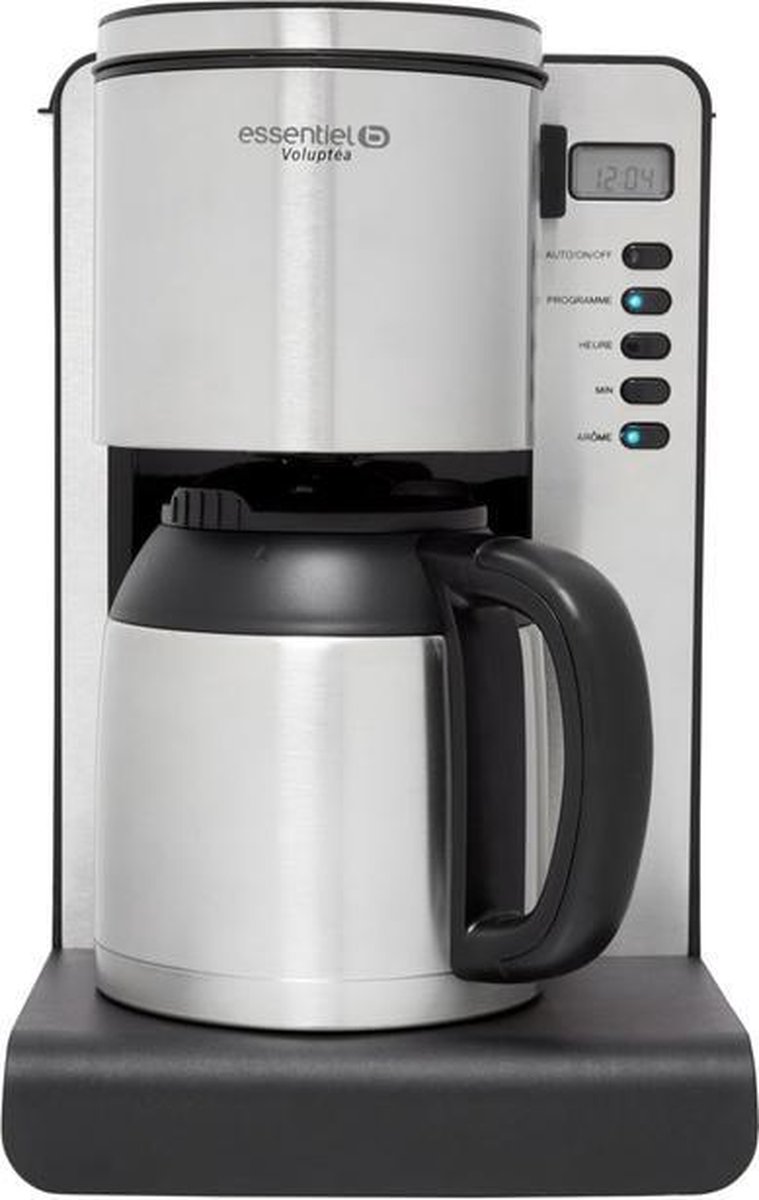 Koffiezetapparaat 1000W - automatische koffiemachine inclusief RVS  thermoskan en timer | bol.com