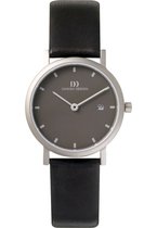 Danish Design Elbe Horloge - Danish Design dames horloge - Zwart - diameter 27 mm - Titanium
