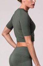 REVIVE seamless Cropped Shirt AMARANTE - lichtgewicht - duurzaam