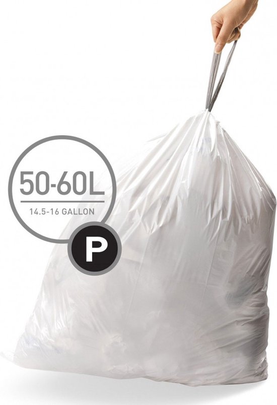 Sacs à déchets Simplehuman Code P - 50-60 l - 20 pcs