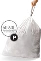 Simplehuman Code P  Afvalzakken - 50-60 l - 20 stuks