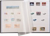 Luxe insteekalbum postzegels Comfort S 64 witte bladzijden - bordeauxrode kaft